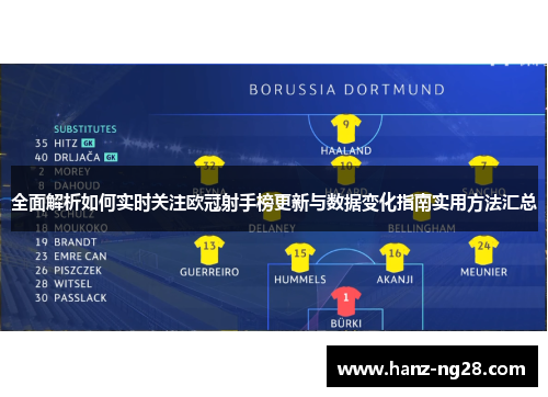 全面解析如何实时关注欧冠射手榜更新与数据变化指南实用方法汇总